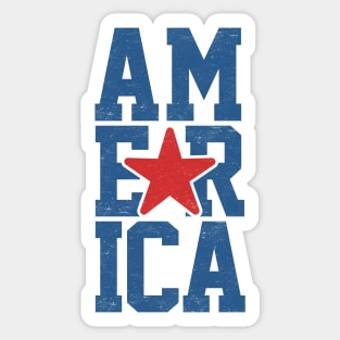 AMERICA - Patriotic 4th of July Sticker